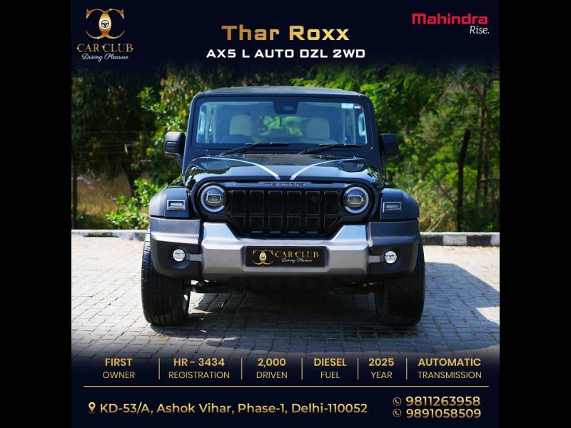 Mahindra Thar Roxx AX7 L Diesel AT 2WD