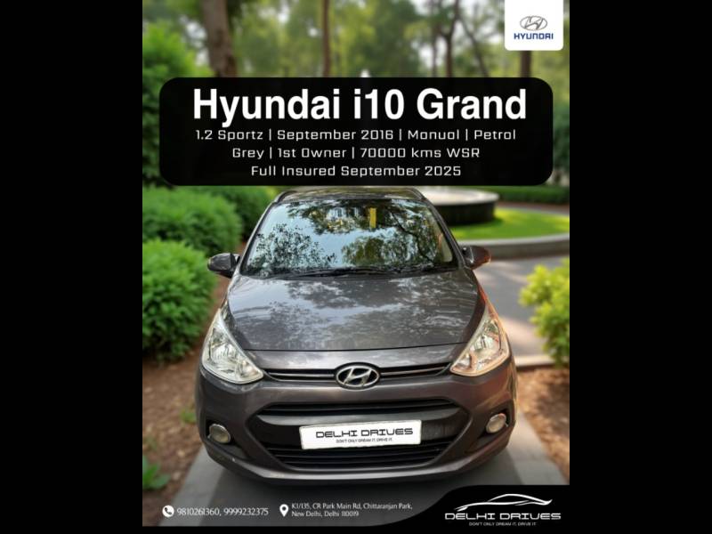 Hyundai Grand i10 Sportz 1.2 Kappa VTVT