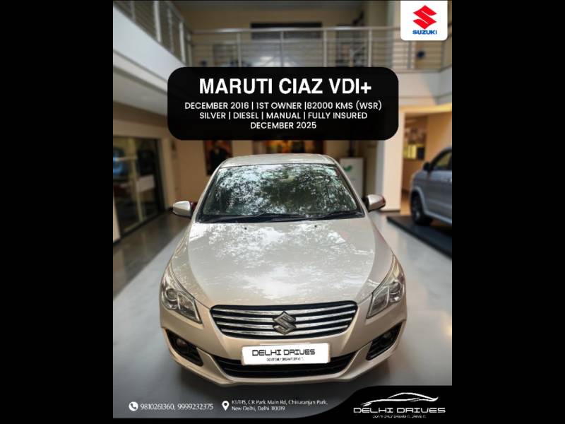 Maruti Suzuki Ciaz VDi+ SHVS