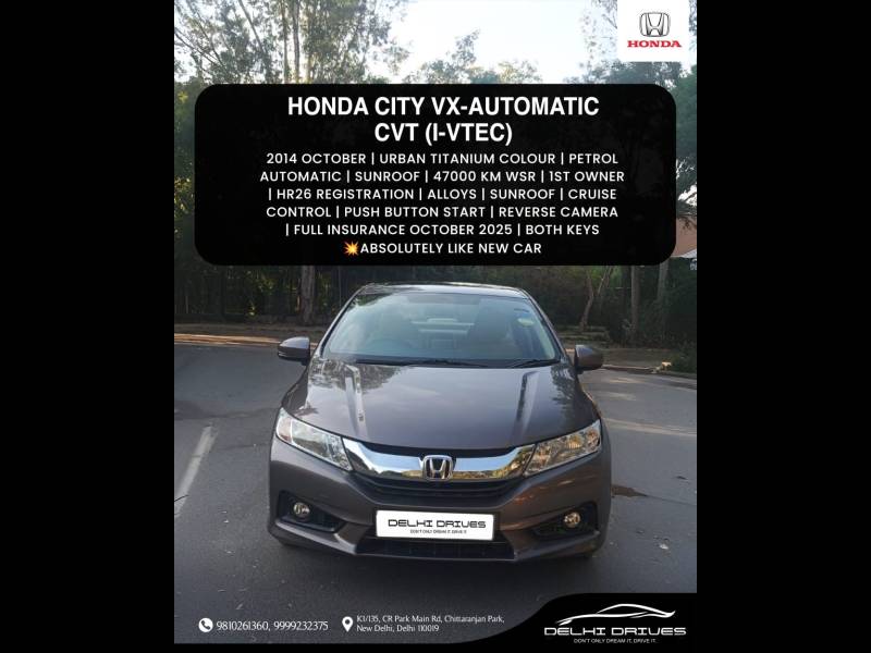 Honda City VX 1.5L i-VTEC CVT