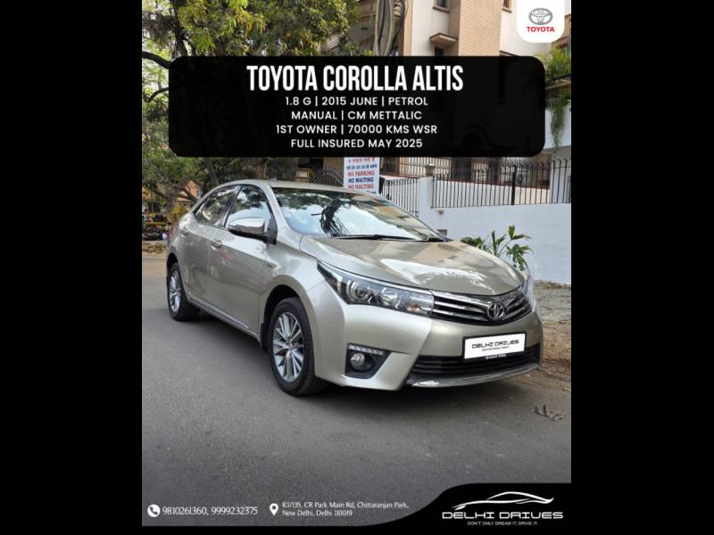 Toyota Corolla Altis 1.8G