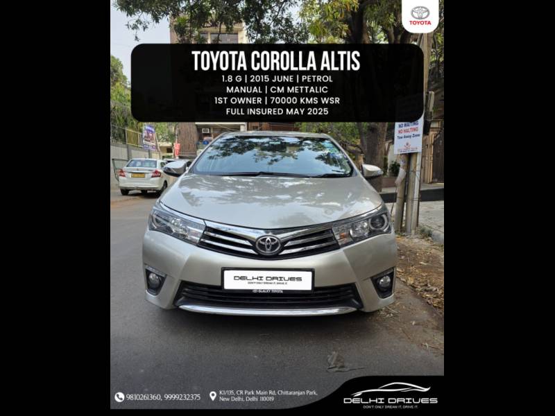 Toyota Corolla Altis 1.8G