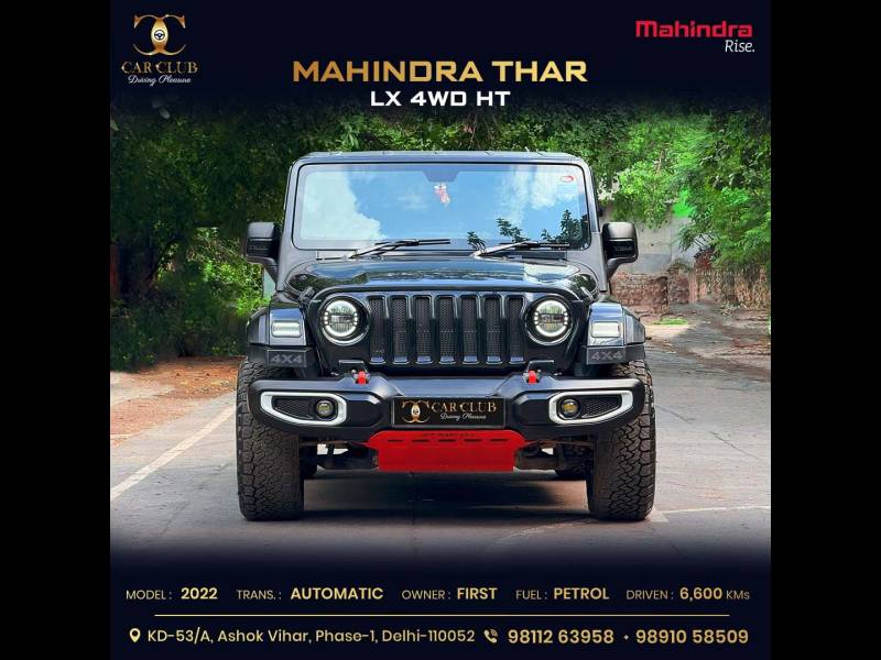 Mahindra Thar LX Hard Top Petrol AT 4WD