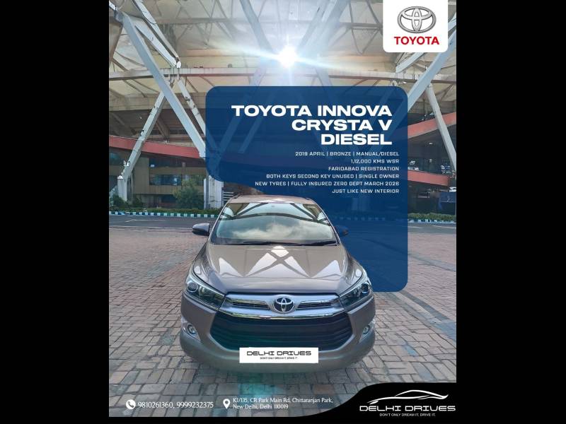 Toyota Innova Crysta 2.4 VX 7 STR