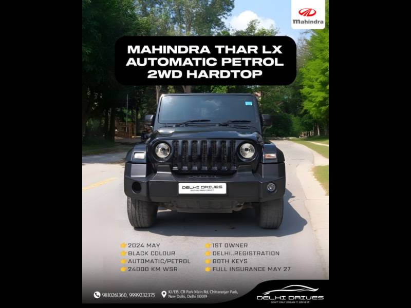 Mahindra Thar LX Hard Top Petrol AT RWD
