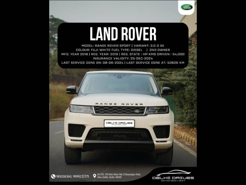 Land Rover Range Rover Sport 3.0L Diesel SDV6 SE
