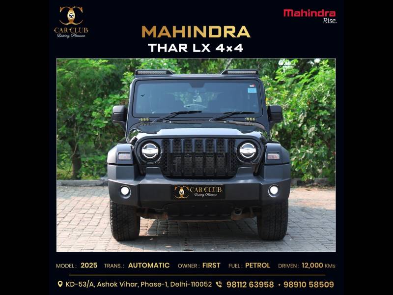 Mahindra Thar LX Hard Top Petrol AT 4WD