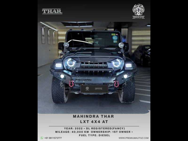 Mahindra Thar LX Convertible Top Diesel AT 4WD