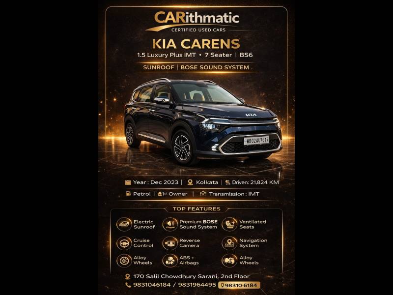 Kia Carens Luxury Plus 1.5 Turbo Petrol iMT 7 STR