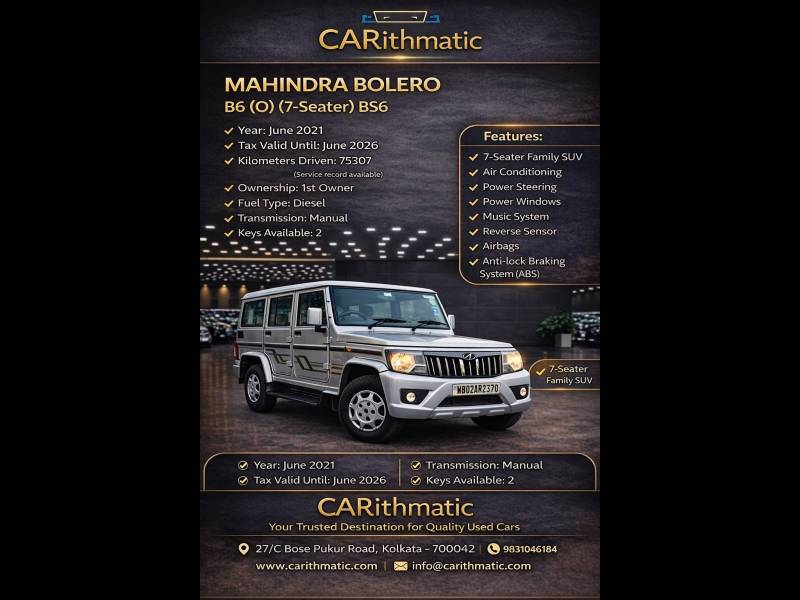 Mahindra Bolero B6 Opt