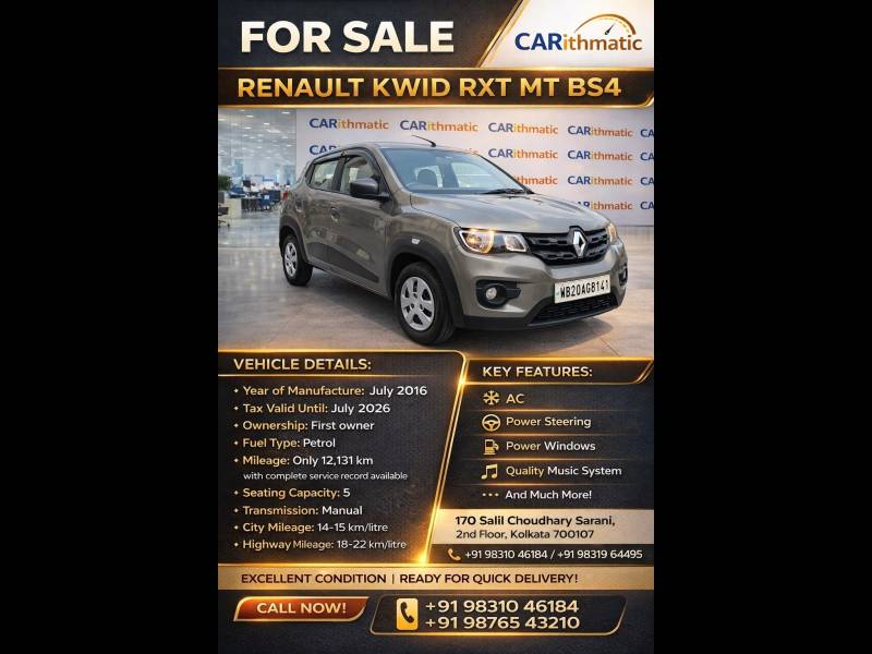 Renault Kwid RxT (O)