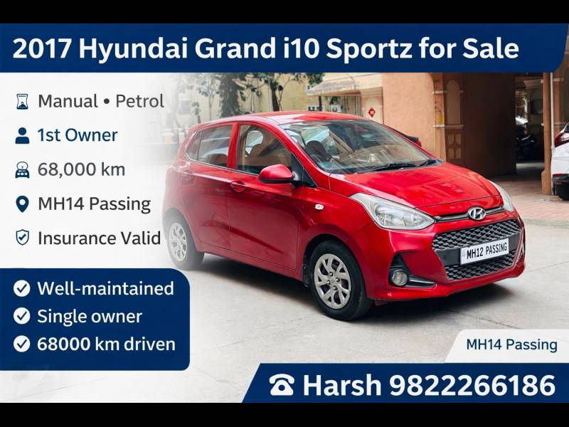 Hyundai Grand i10 Sportz 1.2 VTVT Kappa Petrol