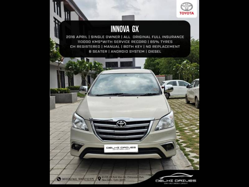 Toyota Innova 2.5 GX (Diesel) 8 STR Euro4