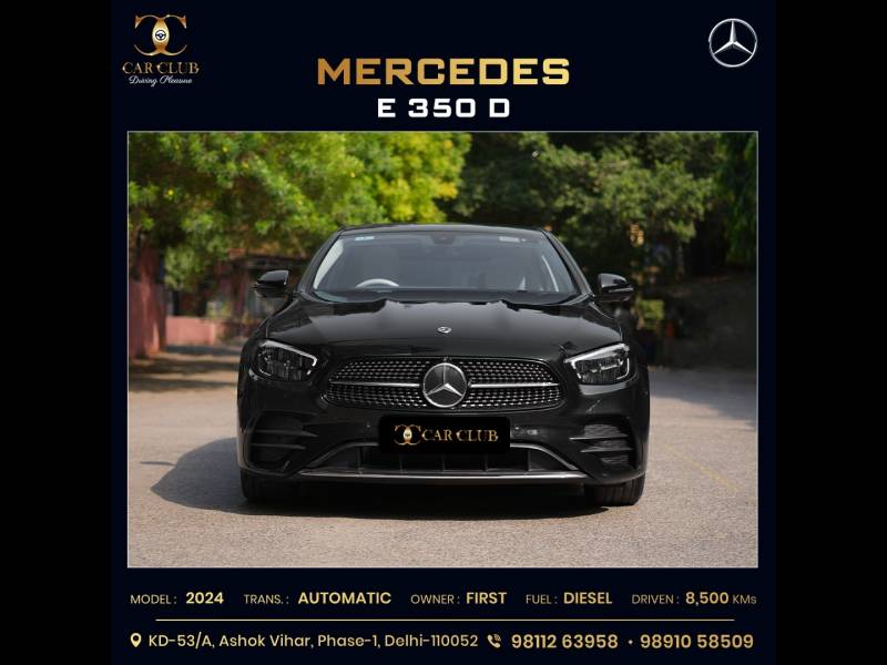 Mercedes Benz E Class E350d Elite