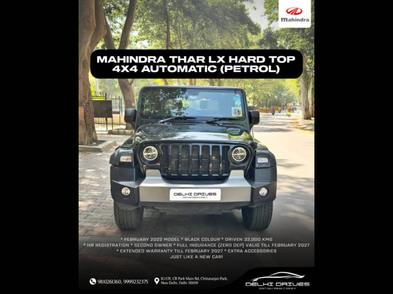 Mahindra Thar LX Hard Top Petrol AT 4WD