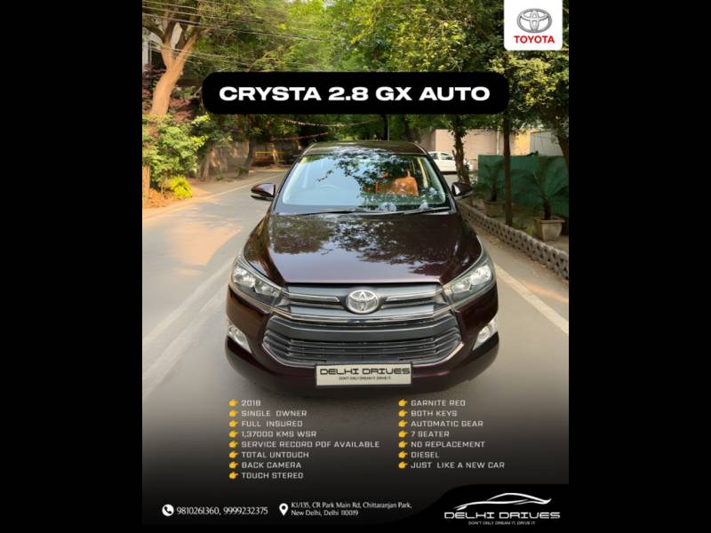 Toyota Innova Crysta 2.8 GX AT 7 STR