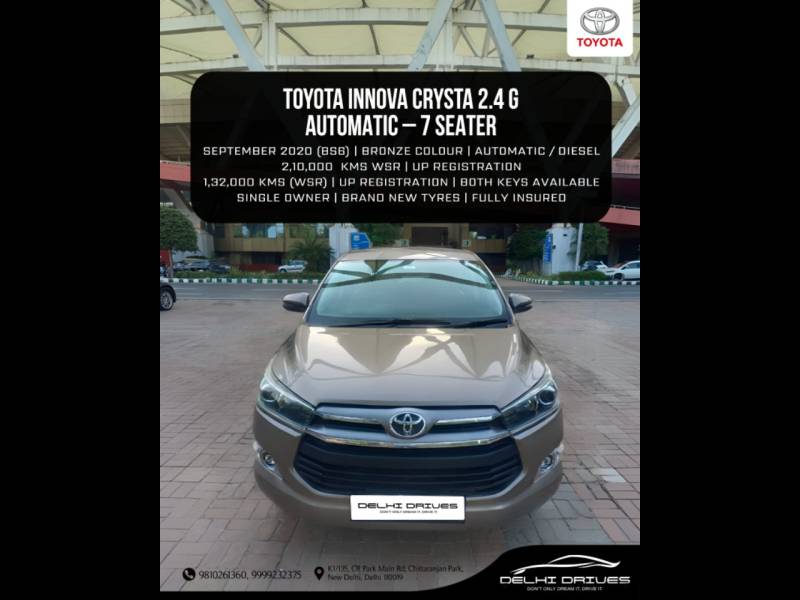 Toyota Innova Crysta 2.4 GX AT 7 STR