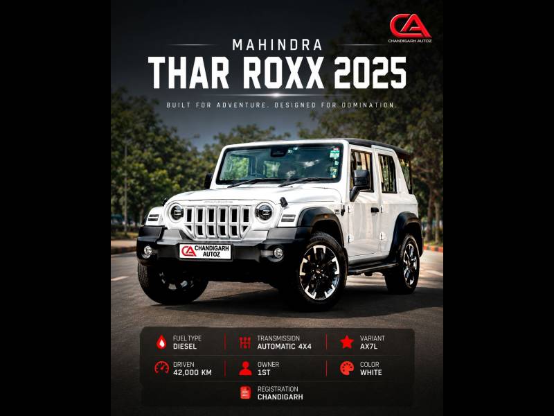Mahindra Thar Roxx AX7 L 4WD Diesel 2.2L Turbo Automatic