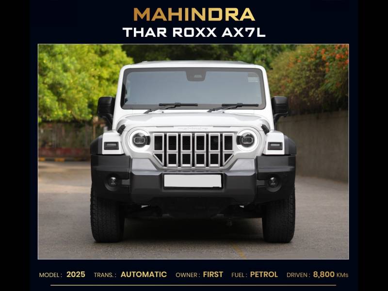 Mahindra Thar Roxx AX7 L 2WD Petrol 2.0L Turbo Automatic