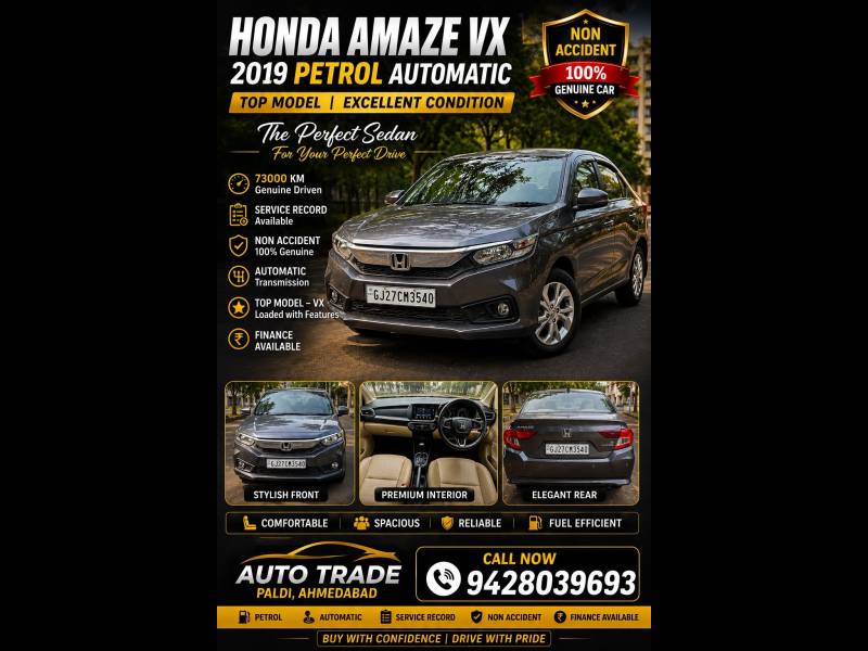 Honda Amaze VX MT Petrol