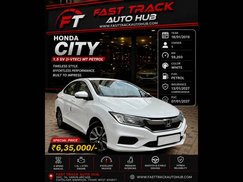 Honda City 4th Generation SV Petrol
