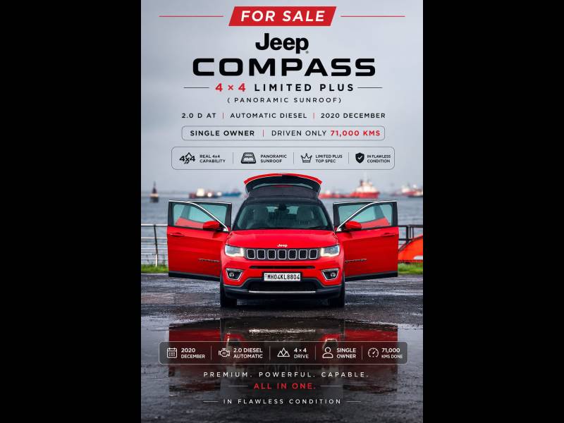 Jeep Compass Limited Plus 2.0 Diesel 4x4 AT