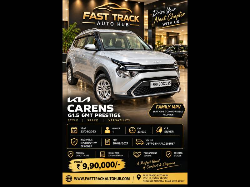 Kia Carens Prestige 1.5 Petrol 7 STR