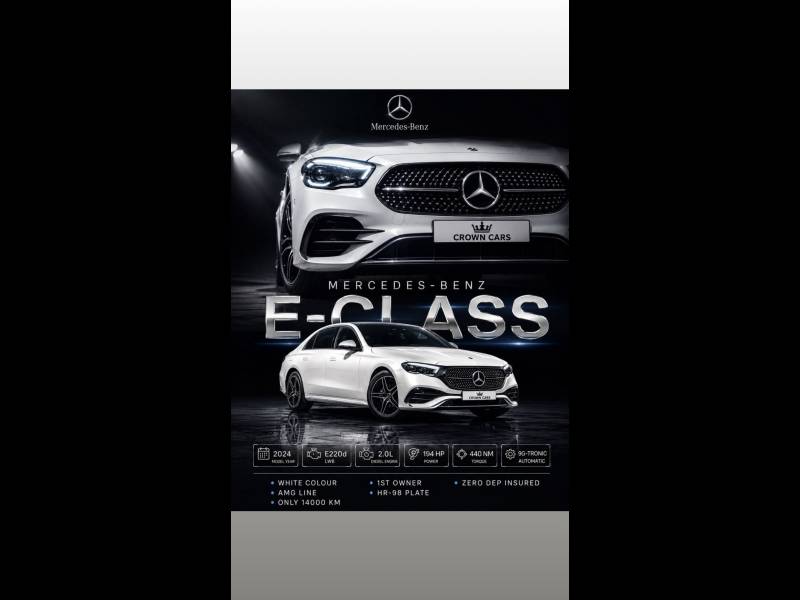 Mercedes Benz E Class E 220d AMG Line