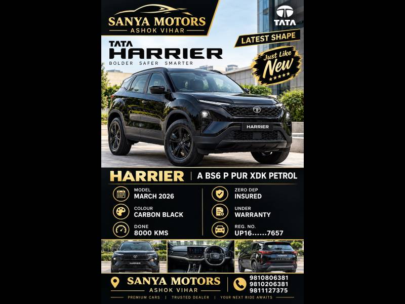 Tata Harrier Pure X Dark Edition Petrol 1.5L Turbo Automatic